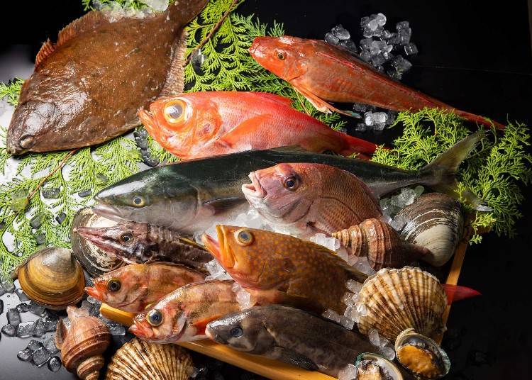 Fresh seasonal ingredients create a variety of dishes. (Photo courtesy of Umie)