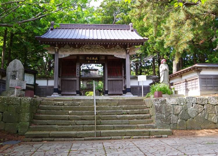 ▲血脈桜がある光善寺