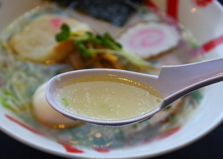 Hakodate’s local ramen is known for its clear broth. This one is from Hakodate Menchuubo Ajisai