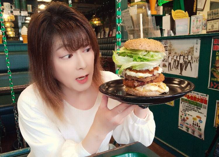 It’s as big as my face! But I came hungry and was determined to finish it!