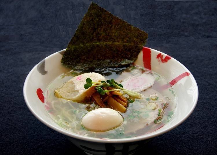 Special Shio Ramen, the shop’s most popular dish.