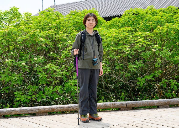 參加姿見步行導覽的服裝和必備物品