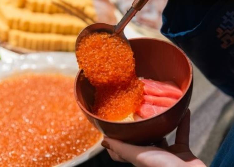 Enjoy unlimited servings of ikura and more!