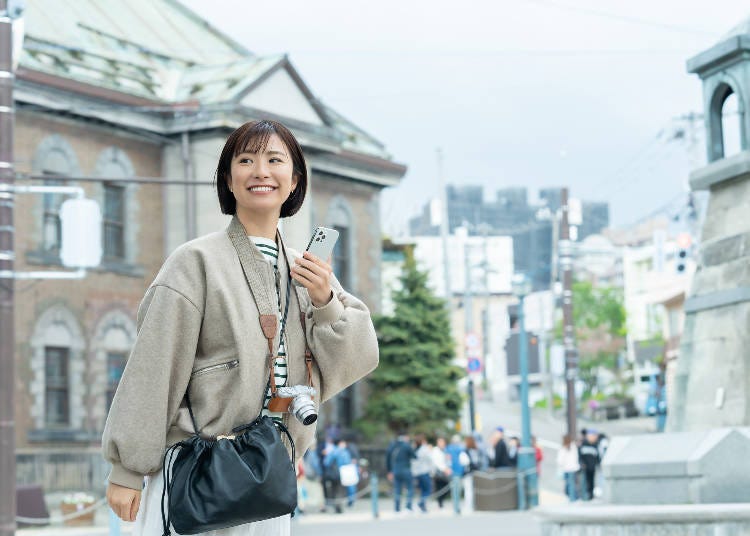 낮에는 산책을, 밤에는 야경을 만끽할 수 있는 오타루 운하 주변