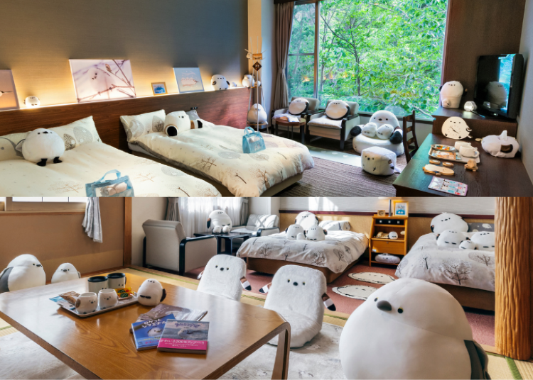 Sleep Surrounded by Fluffy 'Snow Fairies'! Japan's Sounkyo Onsen Debuts Cute Themed Rooms