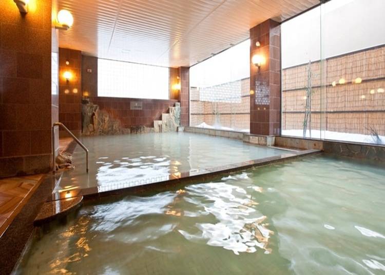 Yumoto Noboribetsu's communal bath. Image: Rakuten Travel