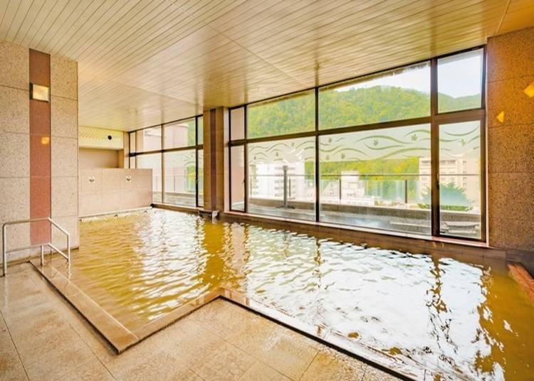 定山溪萬世閣飯店Milione大浴場。圖片來源:樂天旅遊