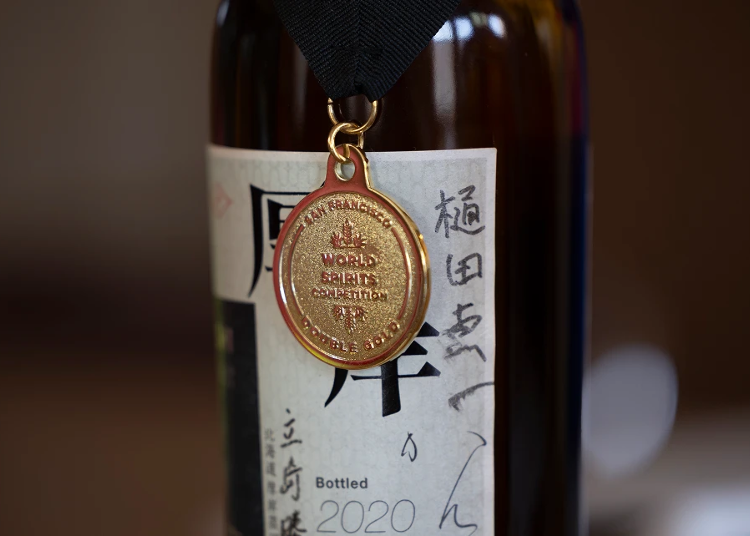▲"Kanro" won the World's Best award at the World Whiskies Awards 2021.