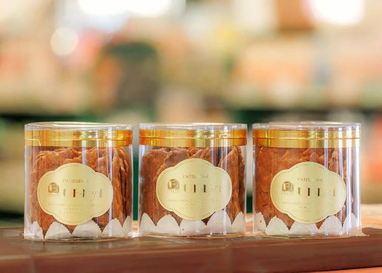 ▲Patisserie Ueda's Tuile, 1,026 yen each (*Prices changed from late April)