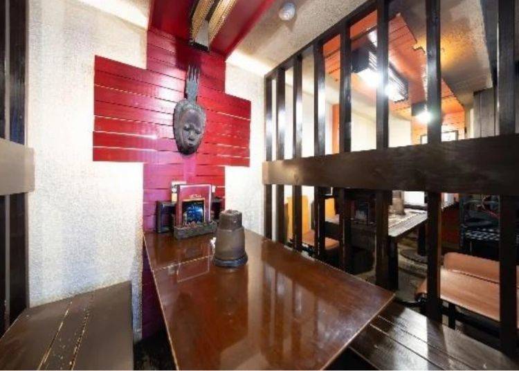 All booth seats are in private spaces, making it easy to settle in and enjoy your meal.