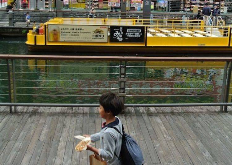 ▲面向河川,就可以看到這樣的景色。