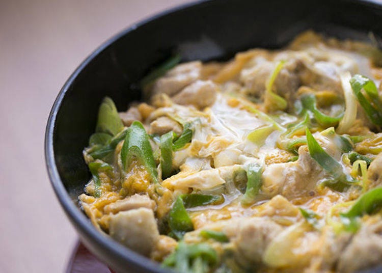 Tanba-jidori Oyakodon (1,296 yen)