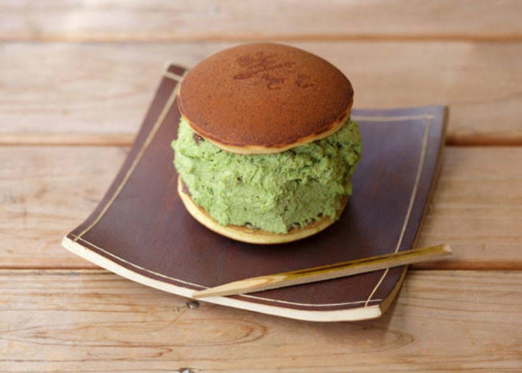 ▲Nama-dorayaki Matcha flavor 340 yen (tax included)