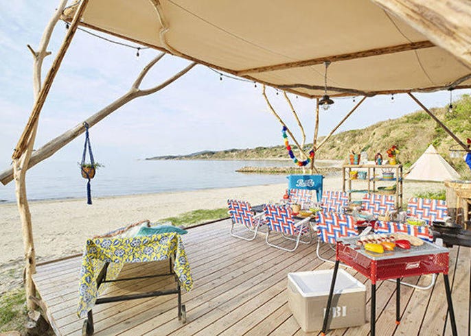 first class backpackers inn awaji enjoy a beach bbq at awaji s stylish campsite live japan travel guide