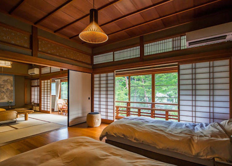 ▲Japanese/Western-style guest room