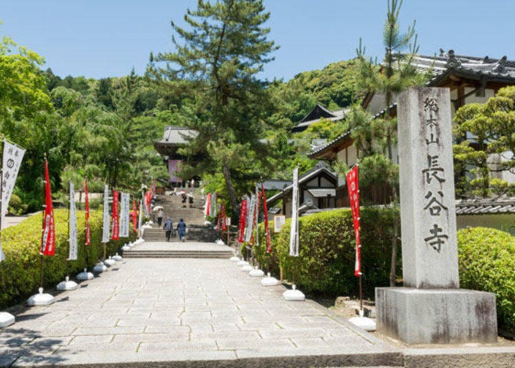 ▲Hasedera is also known for being the eighth fudasho [a temple where respects are paid] of the Saigoku 33 Sacred Kannon Sites