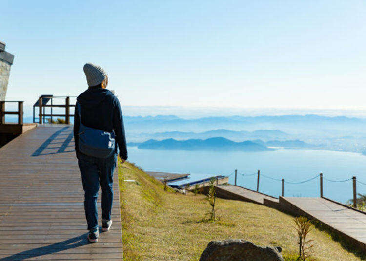 關西旅遊景點「琵琶湖觀景台」獨享湖光水色夢幻美景