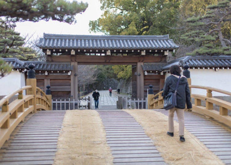 ▲Otemon [Main Gate], the entrance to Wakayama Castle