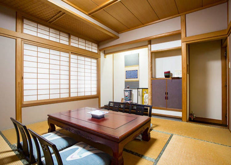 ▲Private floor seating room on the second floor