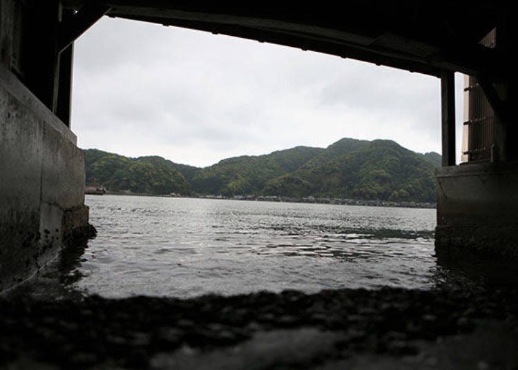 ▲ We were also allowed to look in one of the boathouse garages