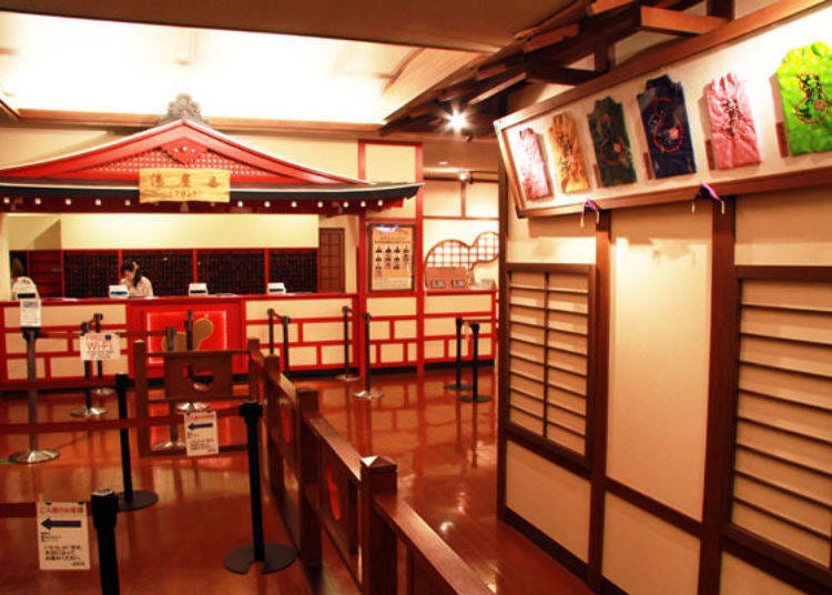 ▲The interior takes you back in time to the Azuchi-Momoyama period