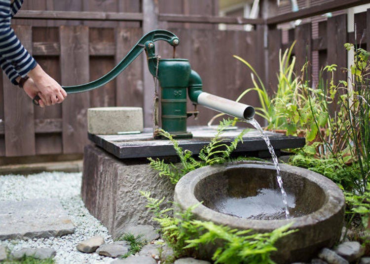 ▲Hand pump for water