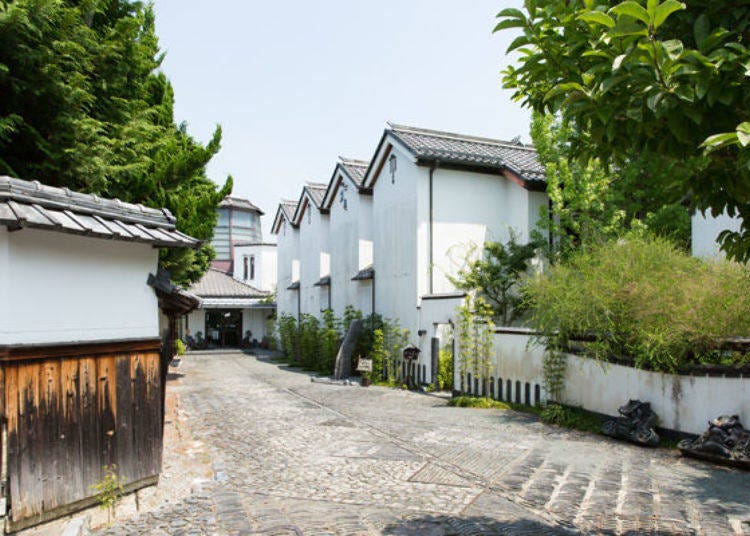 ▲Around the Hachiman-bori are white-walled storehouses and residences that have remain in their old taste