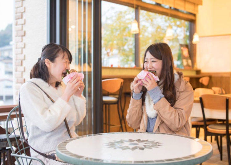 ▲顧客給予的評價是「雖然外觀看起來份量十足,但女性朋友也方便好入口喔!」