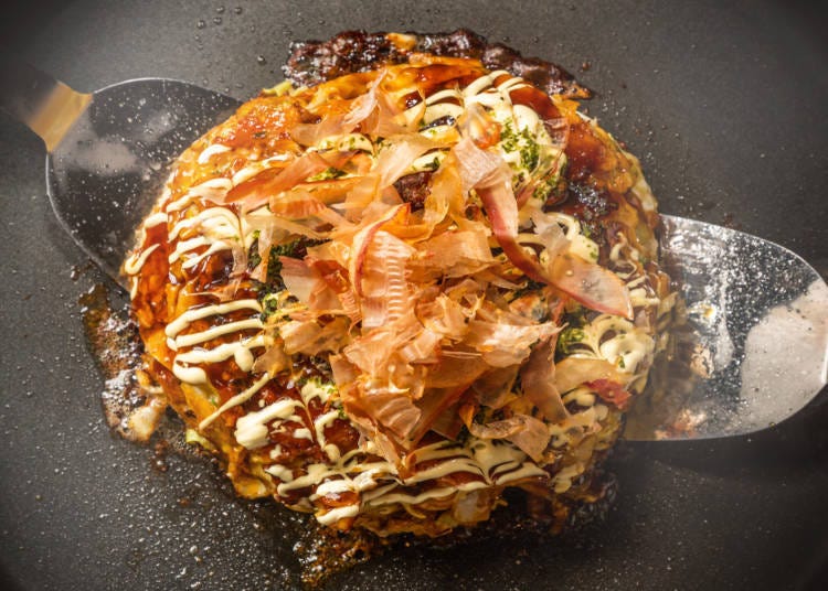 1. Okonomiyaki - the soul food of the Osakan people