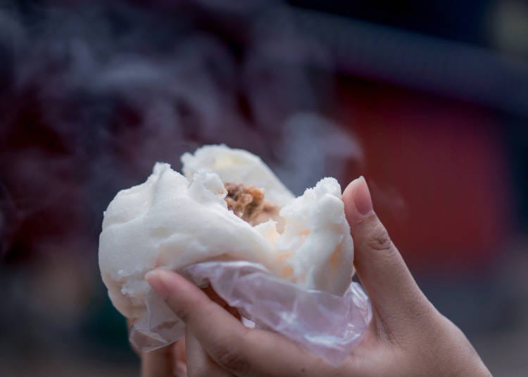 "Buta-man" - Pork Buns Filled with Juicy Meat