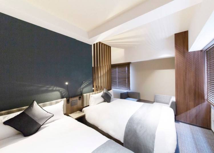 The comforting, relaxed deluxe twin room
