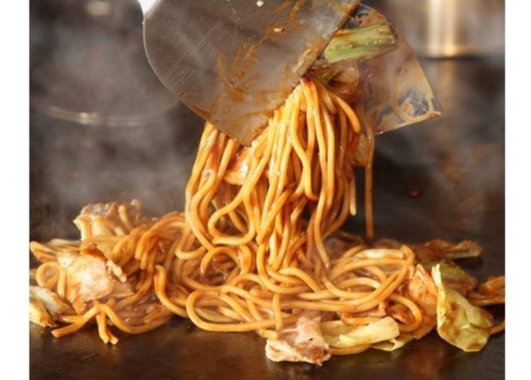 There’s plenty of teppan meals, such as yakisoba