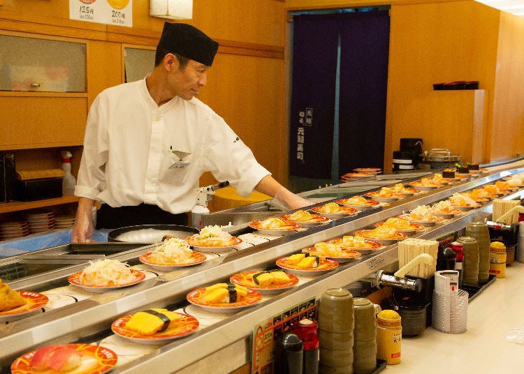 Order whatever sushi you like in any amount