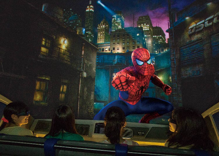 The Amazing Adventures of Spider-Man - The Ride 4K3D. Image provided by: Universal Studios Japan