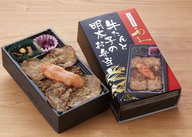牛たんと明太子のお弁当 1,080円（税込）