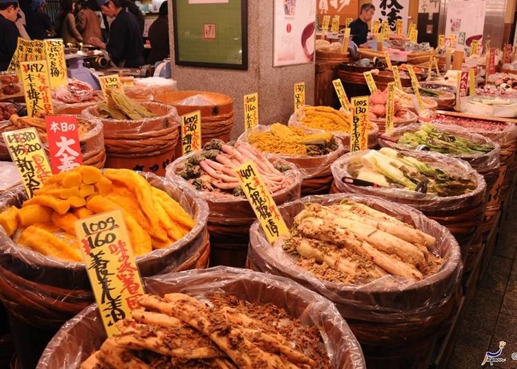 교토 니시키 식품 시장