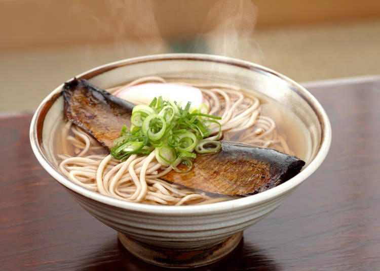 3.大きくて甘辛いにしんがのる、にしんそば