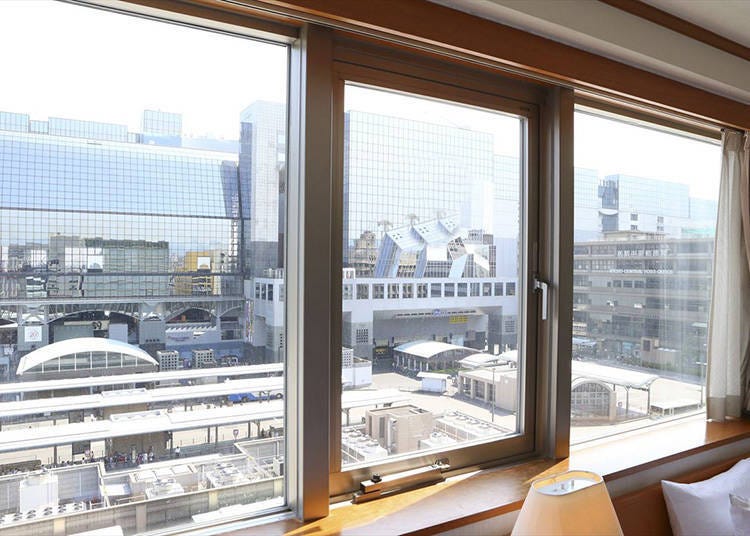 A clear view of Kyoto Station