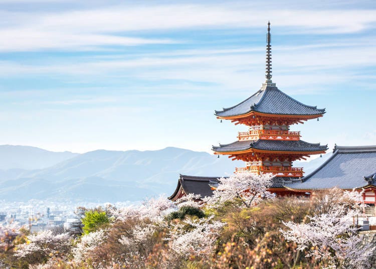 清水寺的象征性建筑「三重塔」