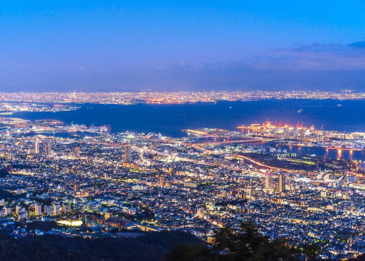 兵庫自由行必住－猶如寶石般的神戶美麗夜景