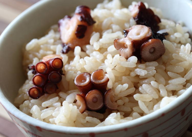 凝聚了章魚的全面美味「章魚飯」