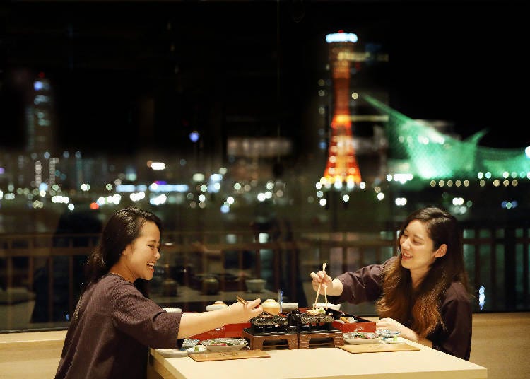 从餐厅和客房眺望神户独有的美景