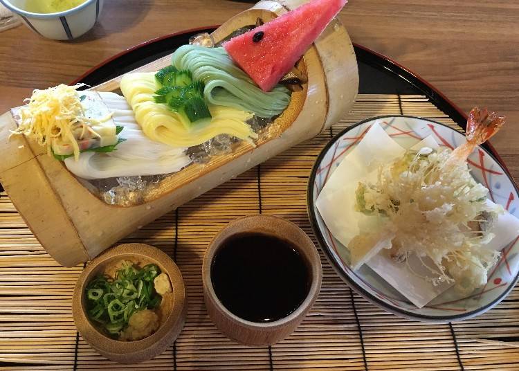 細くてコシの強い食感が特徴の「三輪そうめん」