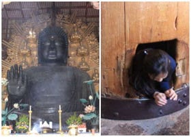 Todai-ji Temple: Home to the Great Buddha of Nara - And a Nose Hole That Brings You Luck!?