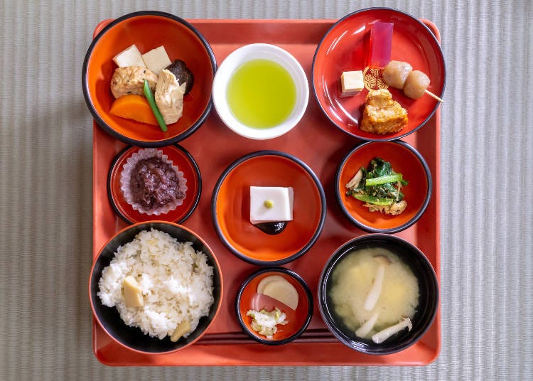 일본의 사찰음식 쇼진요리의 사진 (이미지: PIXTA)