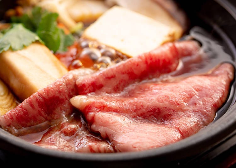 Matsusaka beef melts in the mouth with a classy sweetness