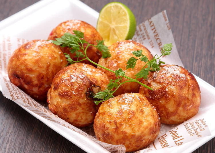 Takoyaki (truffle salt) 842 yen (tax included)