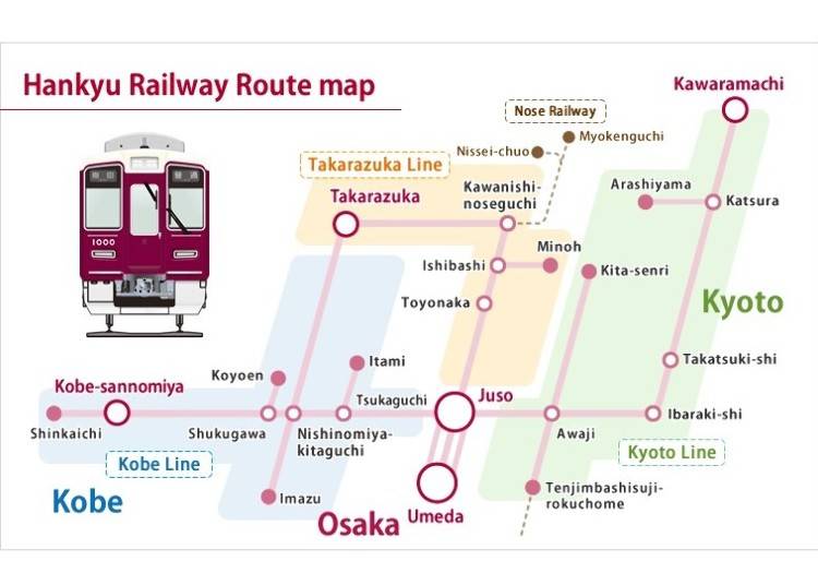 1. Hankyu Railway: Conveniently connecting Osaka, Kyoto & Kobe