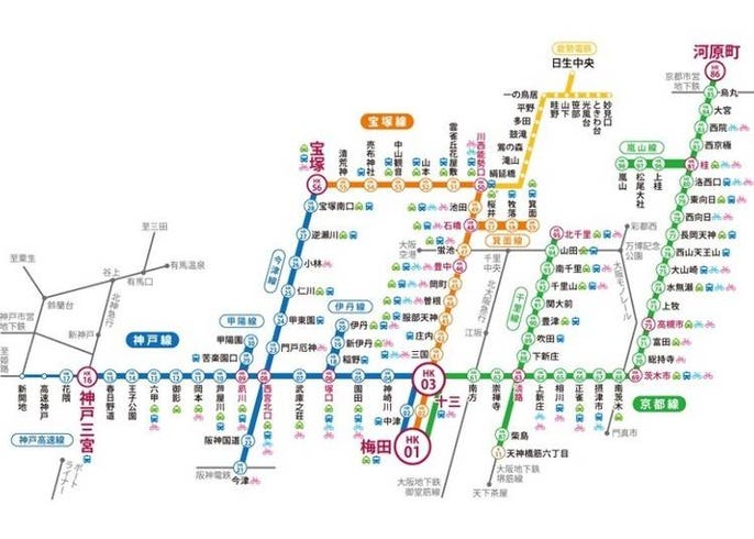 京都路線図まとめ Live Japan 日本の旅行 観光 体験ガイド