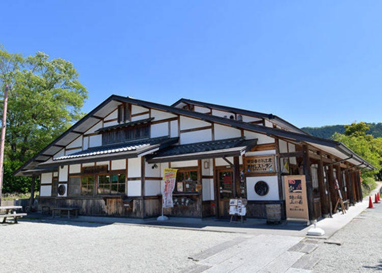 ▲The restaurant is located on the second floor of the tourist spot, Asuka no Yume Ichi